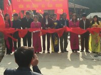 Hội LHPN 03 xã huyện Bảo Lâm  khánh thành "Cầu dân góp" công trình tham gia xây dựng nông thôn mới