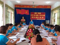 Hội LHPN huyện Thạch An tổ chức Hội nghị sơ kết đánh giá giữ nhiệm kỳ