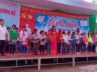 Hội LHPN huyện Trà Lĩnh phối hợp tổ chức Lễ phát động thực hiện chủ đề năm tại xã Quang Trung