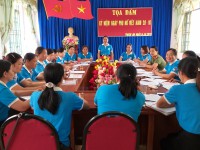 Hội LHPN huyện Thạch An tổ chức Tọa đàm kỷ niệm Ngày thành lập Hội
