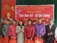 Hội LHPN huyện Hà Quảng phối hợp tổ chức  Chương trình “Xuân Đoàn kết - Tết yêu thương” năm 2020