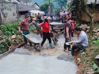 Hội LHPN xã Xuân Nội thực hiện tốt cuộc vận động “Xây dựng gia đình 5 không, 3 sạch, xây dựng nông thôn mới”
