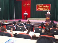 Đ/c Nông Thị Tuyết - Chủ tịch Hội LHPN tỉnh khai mạc lớp Tập huấn cho đội ngũ Chi hội trưởng