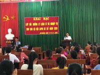 Hội LHPN huyện Hà Quảng  phối hợp mở lớp Bồi dưỡng lý luận chính trị và nghiệp vụ công tác Hội