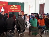 Hội LHPN huyện Bảo Lâm phối hợp tuyên truyền các văn bản pháp luật