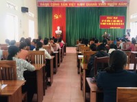 Hội phụ nữ  Hà Quảng phối hợp mở lớp Bồi dưỡng lý luận chính trị và nghiệp vụ công tác Hội