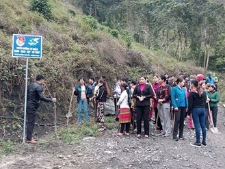Tuyến đường điểm của Hội phụ nữ và Đoàn thanh niên huyện Bảo Lâm