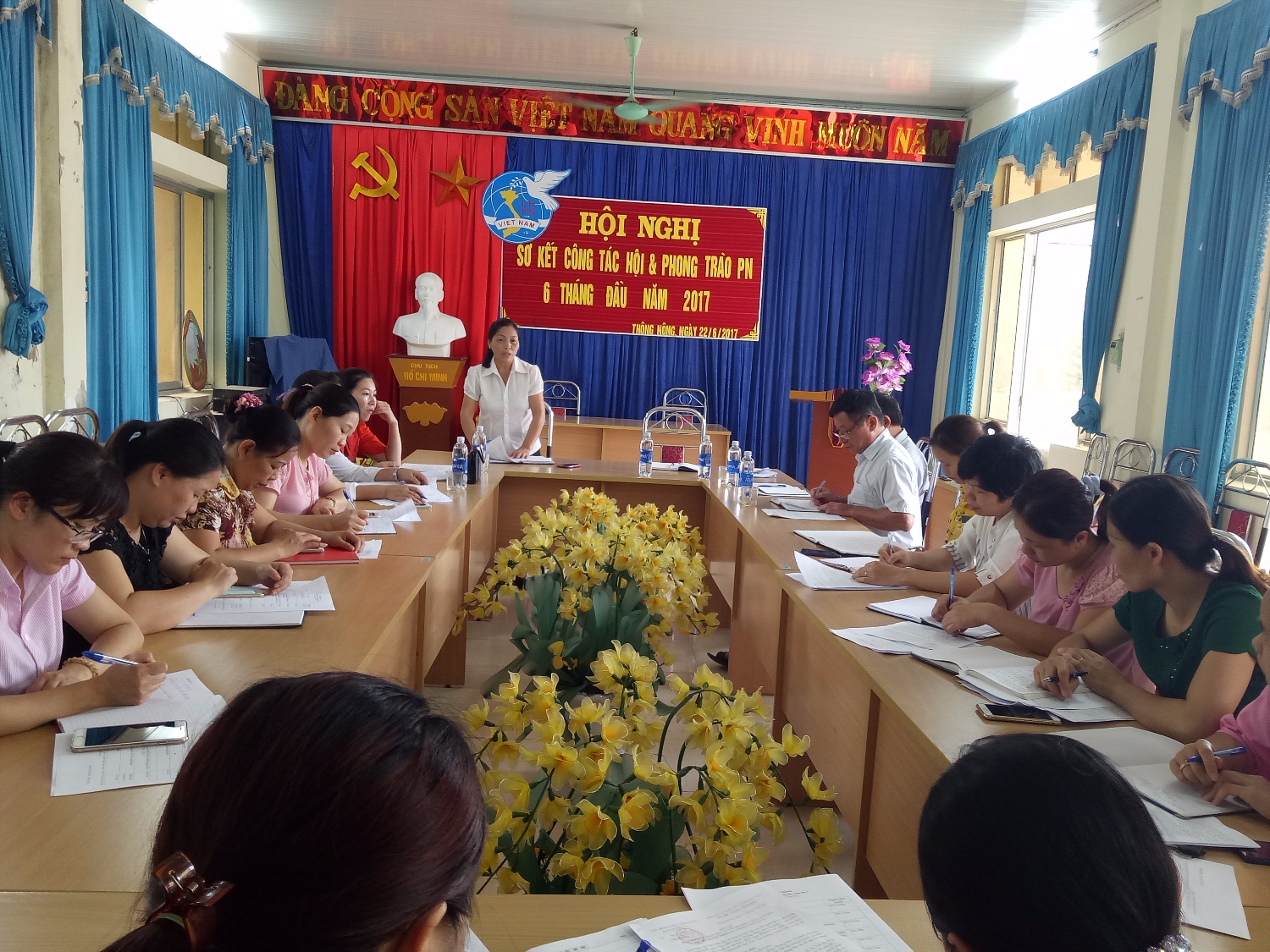 Hội LHPN huyện Thông Nông tổ chức sơ kết công tác Hội 6 tháng đầu năm 2017