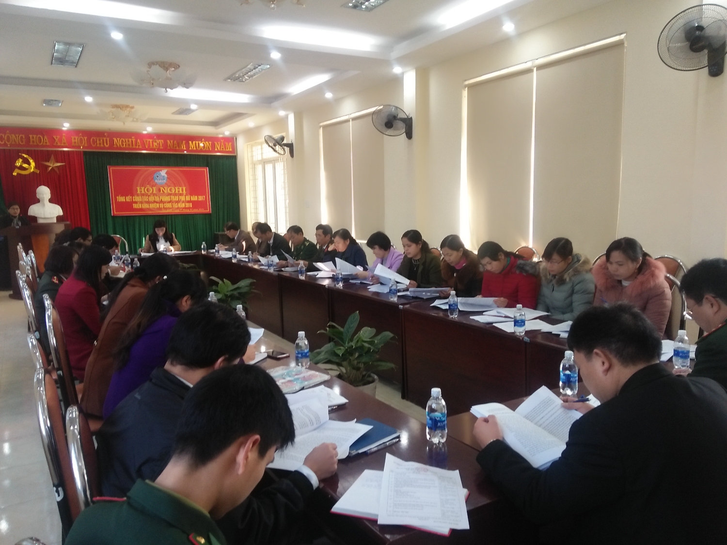 Hội LHPN huyện Trà Lĩnh tổ chức Hội nghị tổng kết  công tác Hội và phong trào phụ nữ năm 2017