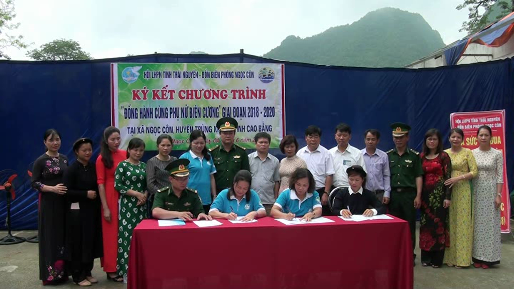 Hội LHPN tỉnh Thái Nguyên triển khai Chương trình "Đồng hành cùng phụ nữ biên cương" tại xã Ngọc Côn, huyện Trùng Khánh