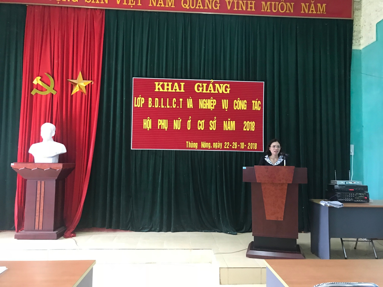 Hội LHPN huyện Thông Nông tổ chức tập huấn bồi dưỡng lý luận chính trị và nghiệp vụ công tác Hội