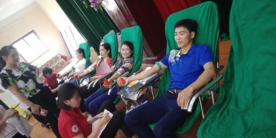 Phụ nữ huyện Phục Hòa tham gia Ngày hội hiến máu tình nguyện năm 2019