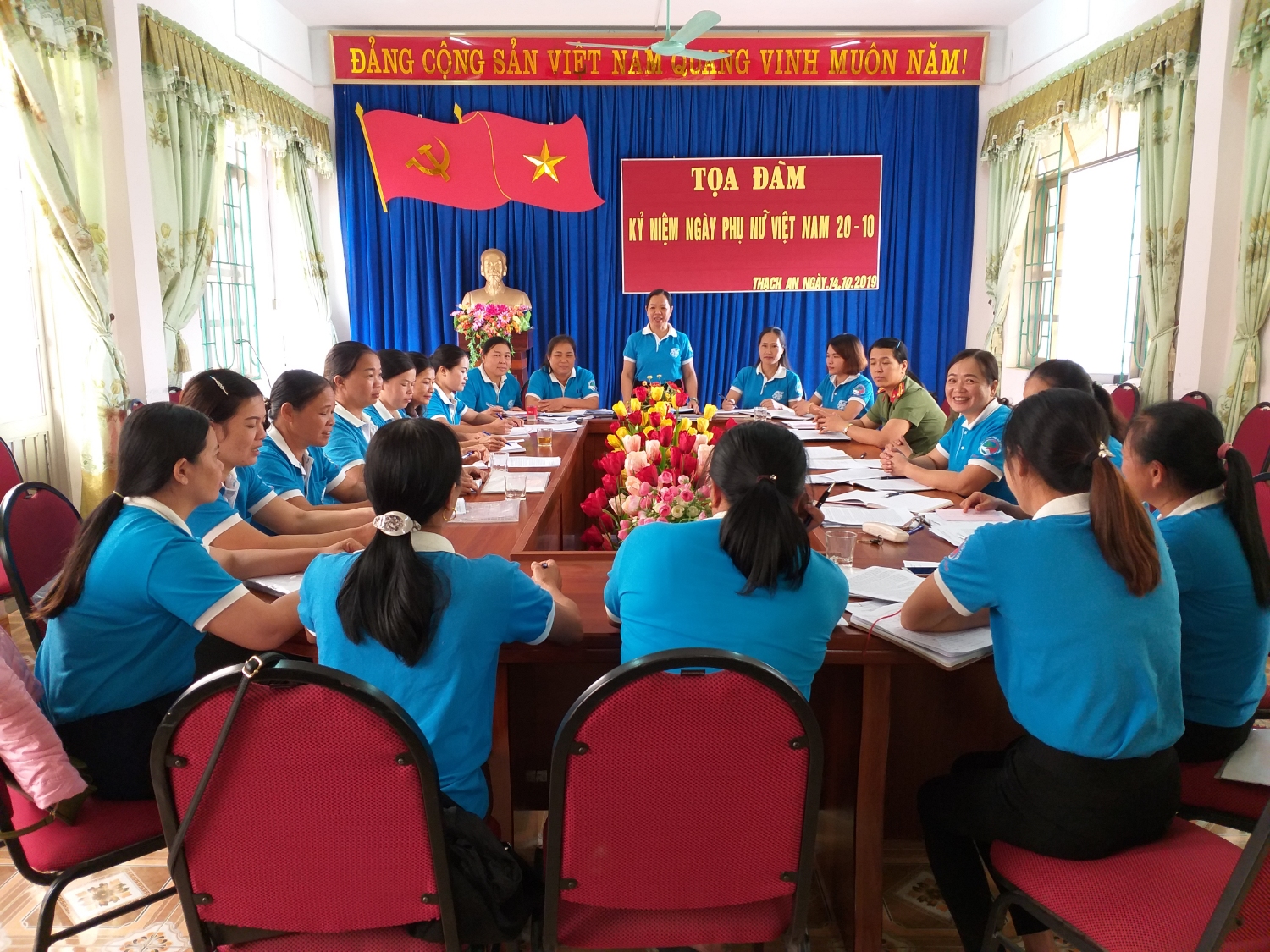 Hội LHPN huyện Thạch An tổ chức Tọa đàm kỷ niệm Ngày thành lập Hội