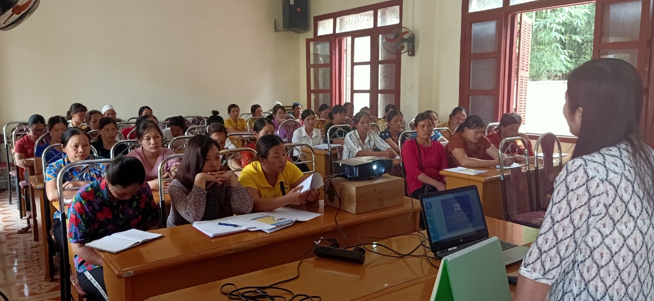 Hội LHPN huyện Hạ Lang tổ chức tập huấn nghiệp vụ công tác Hội