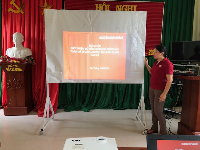 Hội LHPN huyện Hà Quảng phối hợp tổ chức Hội nghị tập huấn hướng dẫn xây dựng bộ tiêu chí cộng đồng an toàn cho phụ nữ và trẻ em