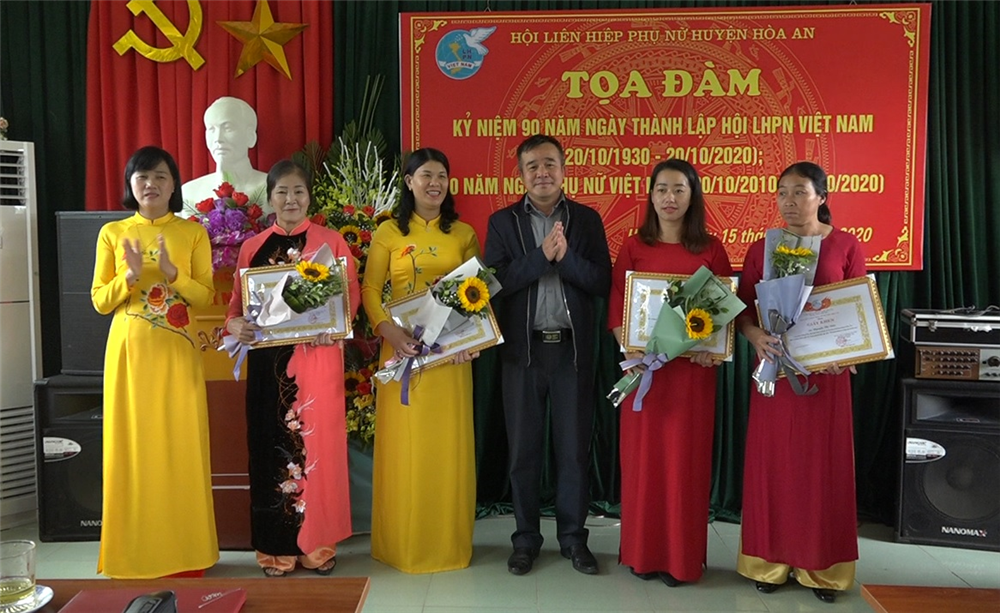 Hội LHPN huyện Hòa An Tọa đàm kỷ niệm 90 năm Ngày thành lập Hội LHPN Việt Nam (20/10/1930-20/10/2020)
