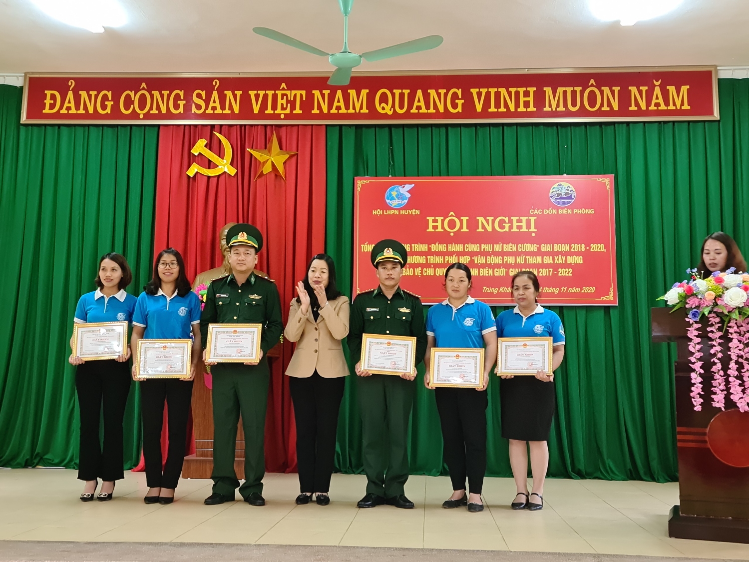 Hội LHPN huyện Trùng Khánh phối hợp tổ chức tổng kết “Chương trình đồng hành cùng phụ nữ biên cương” giai đoạn 2018 - 2020