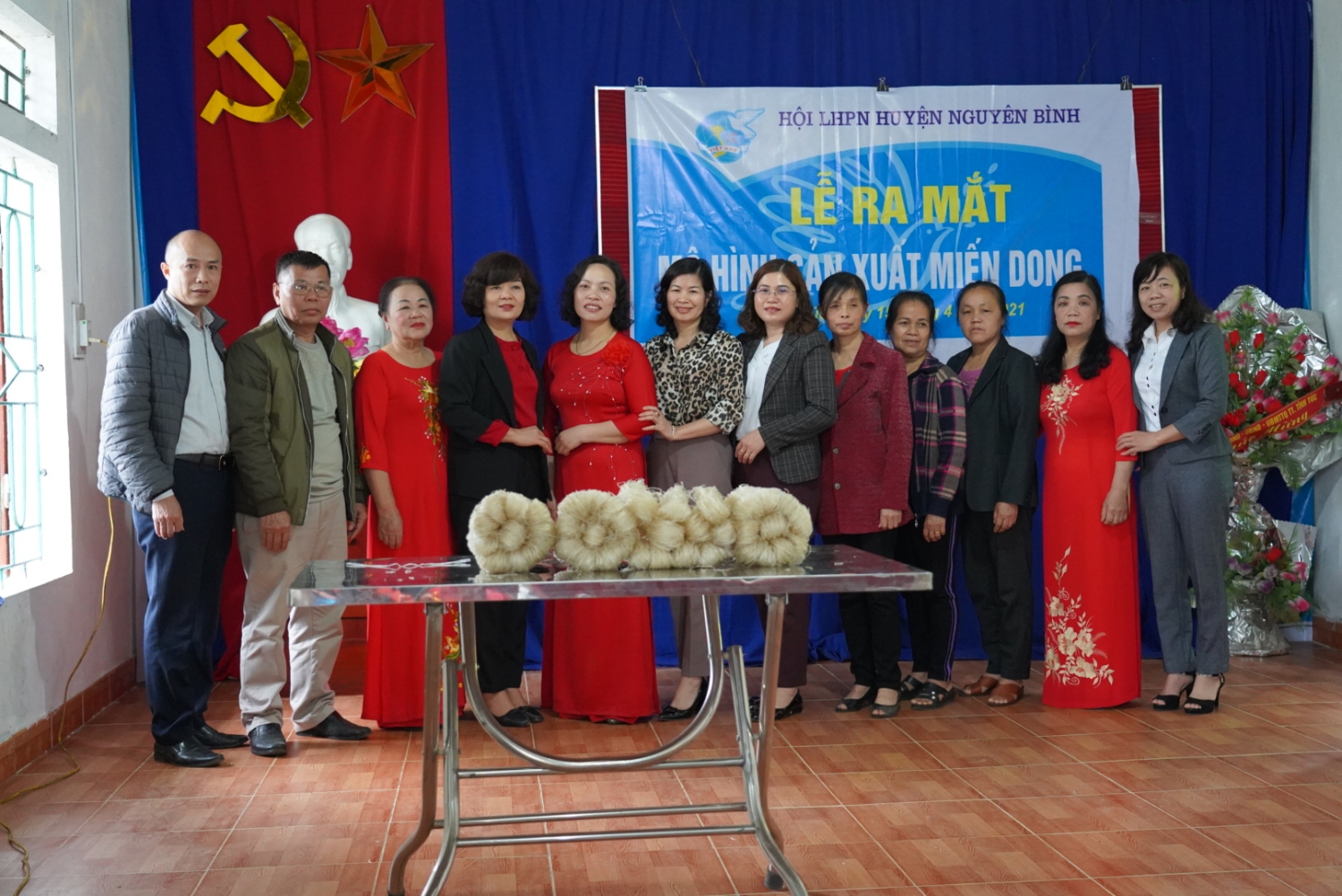 Hội liên hiệp phụ nữ huyện Nguyên Bình ra mắt mô hình  “Sản xuất Miến dong”