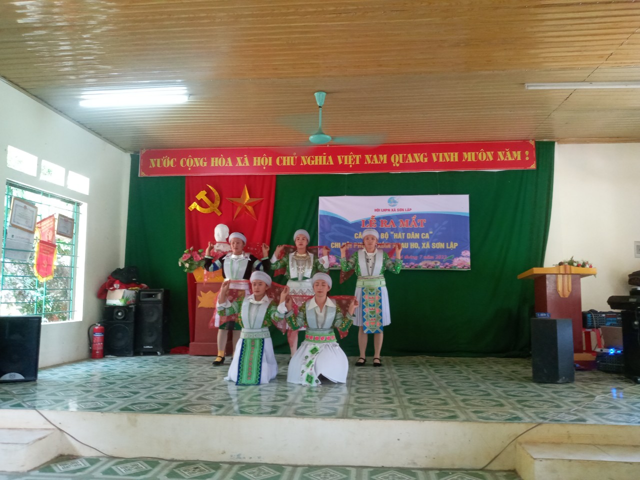 Ra mắt Câu lạc bộ “Hát dân ca” Chi hội Khau Ho,  xã Sơn Lập, huyện Bảo Lạc