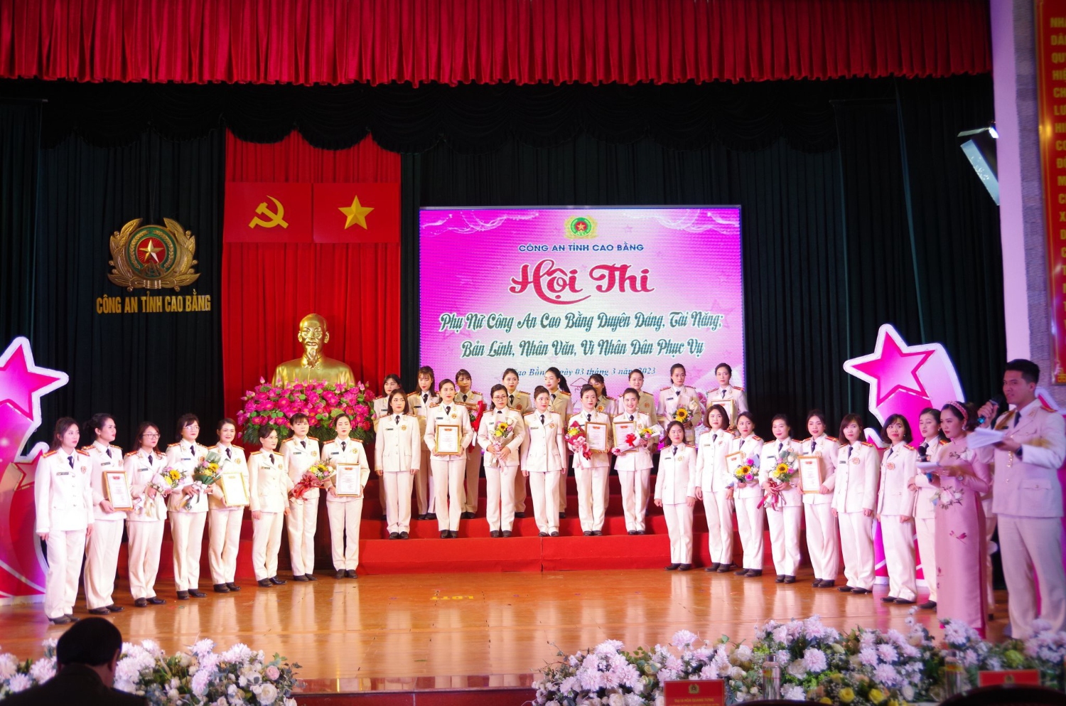 Hội phụ nữ Công an tỉnh tổ chức Hội thi Phụ nữ Công an Cao Bằng duyên dáng, tài năng; bản lĩnh, nhân văn, vì nhân dân phục vụ lần thứ I, năm 2023