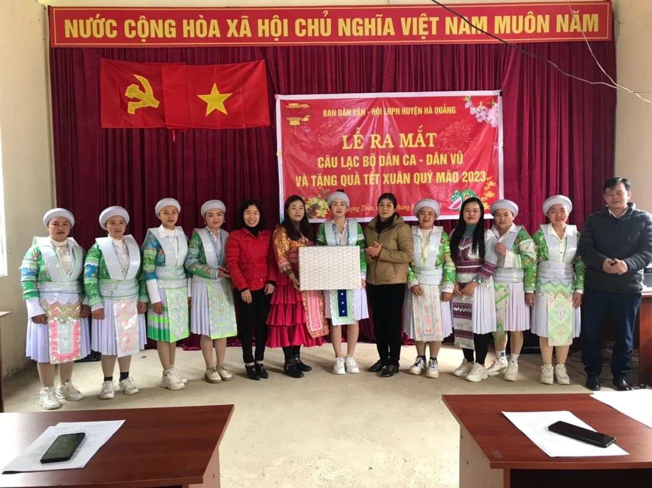 Hiệu quả từ Mô hình Câu lạc bộ Dân ca, dân vũ của các Chi hội trên địa bàn huyện Hà Quảng