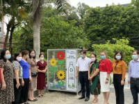 Hội LHPN phường Hợp Giang  tổ chức tuyên truyền “Phụ nữ hành động vì môi trường" và ra mắt Mô hình “Thu gom, phân loại rác thải”
