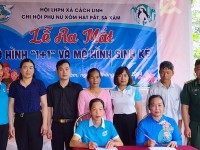 Hội LHPN huyện Quảng Hòa đã tổ chức lễ ra mắt mô hình “1+1”