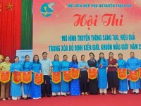 Hội LHPN huyện Thạch An tổ chức Hội thi mô hình truyền thông sáng tạo, hiệu quả trong xóa bỏ định kiến giới, khuôn mẫu giới năm 2024