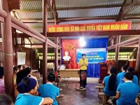 Ra mắt mô hình 5 không 3 sạch tại Chi hội PN xóm Hưng Yên, xã Chí Thảo