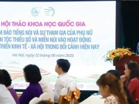 Hội LHPN tỉnh Cao Bằng tham luận tại Hội thảo KHQG “Bảo đảm tiếng nói và sự tham gia của phụ nữ dân tộc thiểu số và miền núi vào hoạt động phát triển kinh tế - xã hội trong bối cảnh hiện nay”