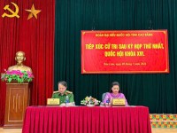 Đoàn đại biểu Quốc hội tỉnh tiếp xúc cử tri tại xã Bảo Lâm sau Kỳ họp thứ nhất, Quốc hội khóa XVI