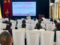 Tập huấn nâng cao năng lực, kỹ năng vận hành, quy trình hỗ trợ, tư vấn, và kiến thức pháp luật cho thành viên Ban quản lý Địa chỉ tin cậy cộng đồng.