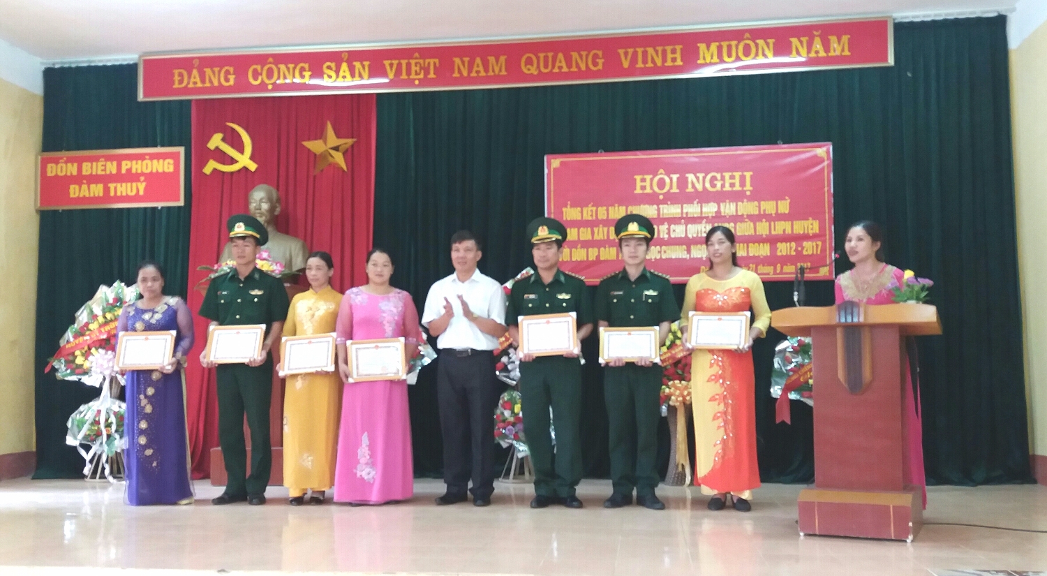 Hội LHPN huyện Trùng Khánh Phối hợp với 3 Đồn Biên phòng tổ chức hội nghị tổng kết