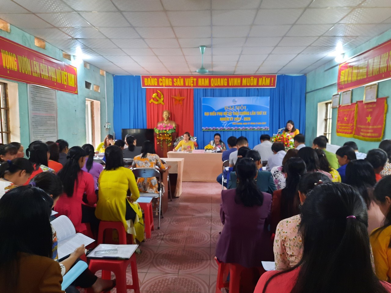 Hội LHPN xã Thái Cường tổ chức Đại hội đại biểu Phụ nữ khóa  XX,  nhiệm kỳ 2021-2026