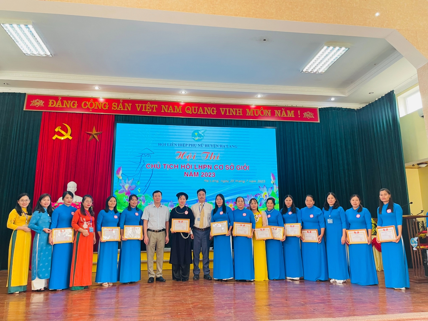 Sôi nổi Hội thi “Chủ tịch Hội LHPN cơ sở giỏi” huyện Hạ Lang năm 2023