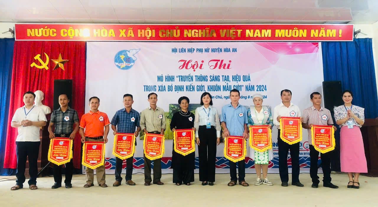 Hội Phụ nữ Hòa An tổ chức các Hội thi mô hình “Truyền thông sáng tạo, hiệu quả trong xóa bỏ định kiến giới, khuôn mẫu giới” năm 2024