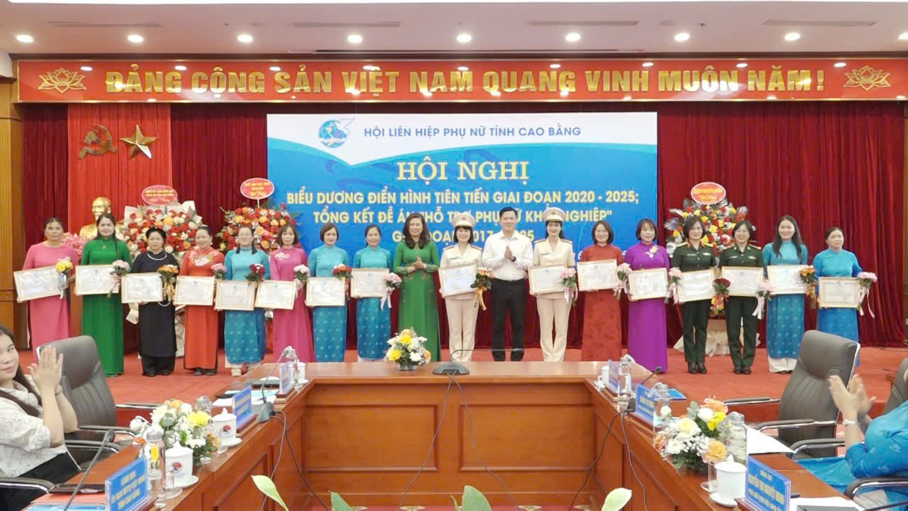 Hội Liên hiệp Phụ nữ tỉnh khen thưởng 67 tập thể, cá nhân điển hình tiến trong thực hiện phong trào Thi đua yêu nước giai đoạn 2020 – 2025