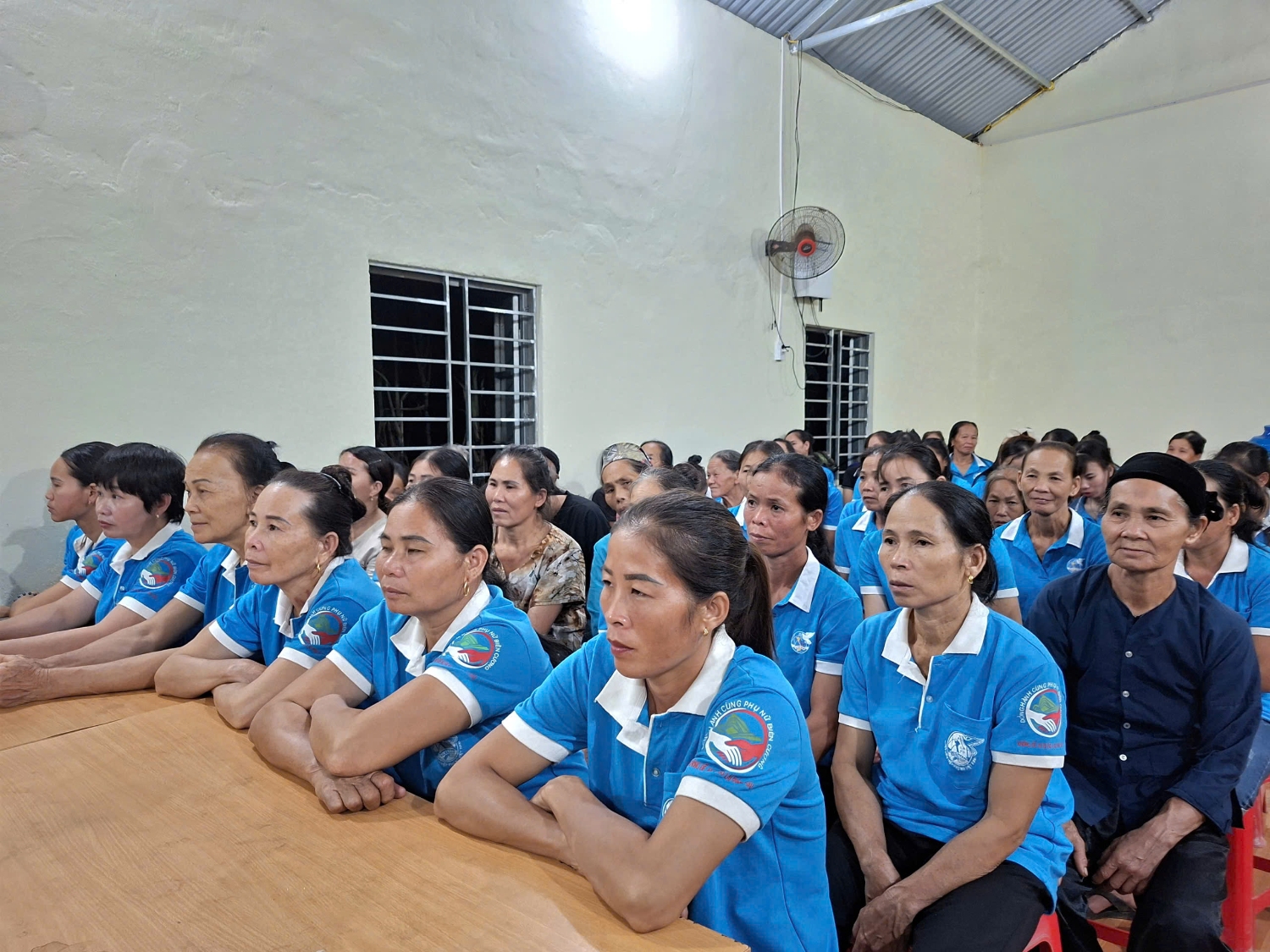 Hội nghị liên Chi hội phụ nữ xóm Tục Mỹ, Hợp Nhất, Bó Phường, Nà Quang, Nà Lếch, Nà Riềng xã Phục Hòa.