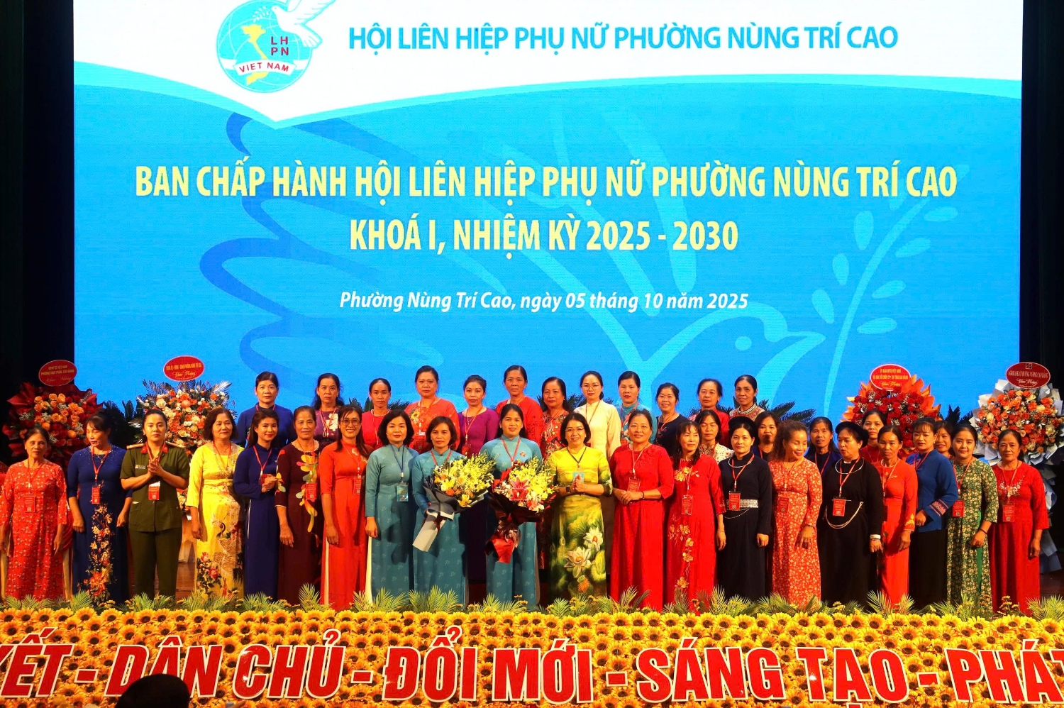 Đại hội đại biểu Phụ nữ phường Nùng Trí Cao nhiệm kỳ 2025 - 2030.