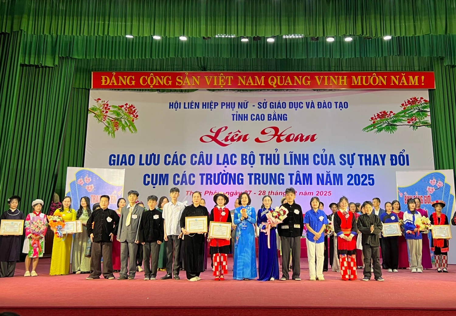 lien hoan giao luu cac cau lac bo thu linh cua su thay doi nam 2025 cum cac truong trung tam tinh cao bang 9