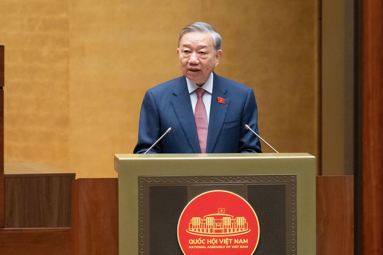 Tổng Bí thư Tô Lâm phát biểu. Ảnh: QH