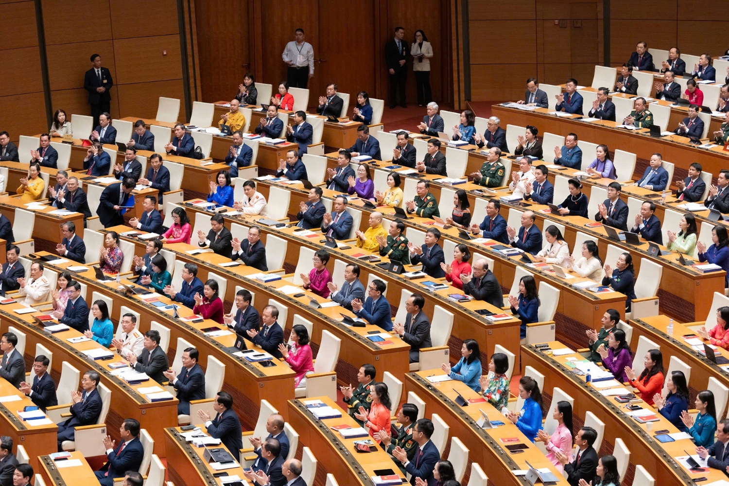 Các đại biểu Quốc hội tại phiên khai mạc. Ảnh: QH