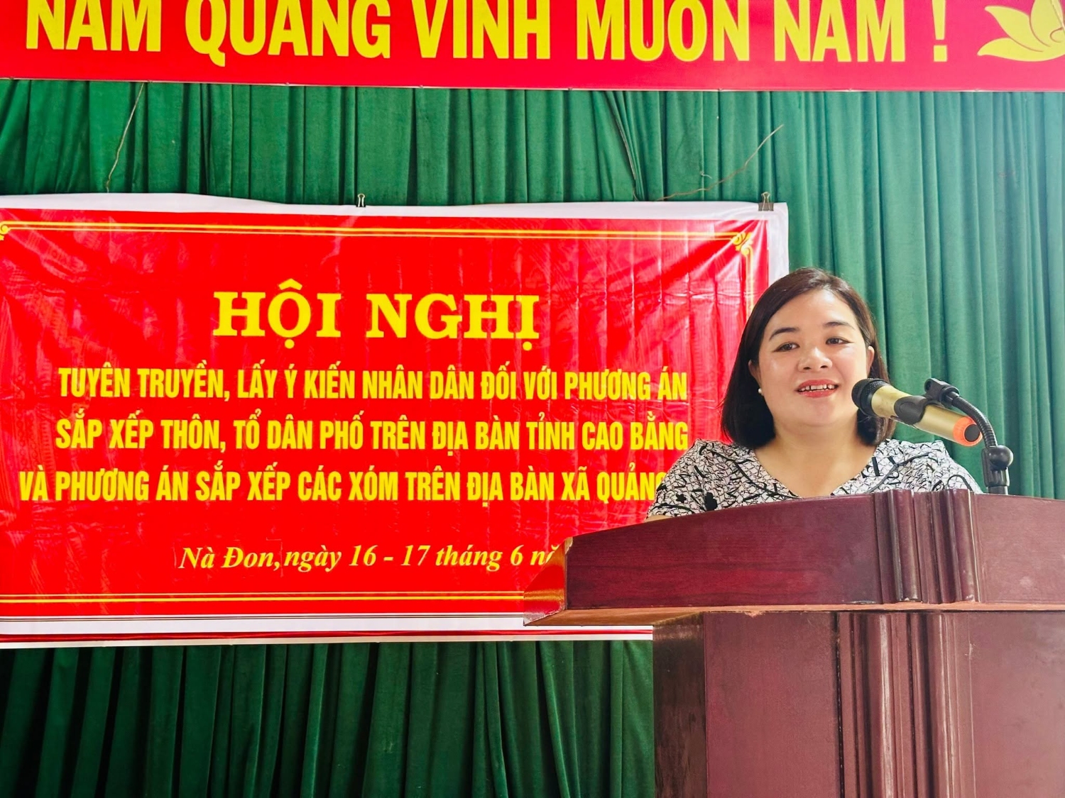 phu nu xa quang lam dong long trach nhiem trong cong tac sap xep sap nhap xom 2