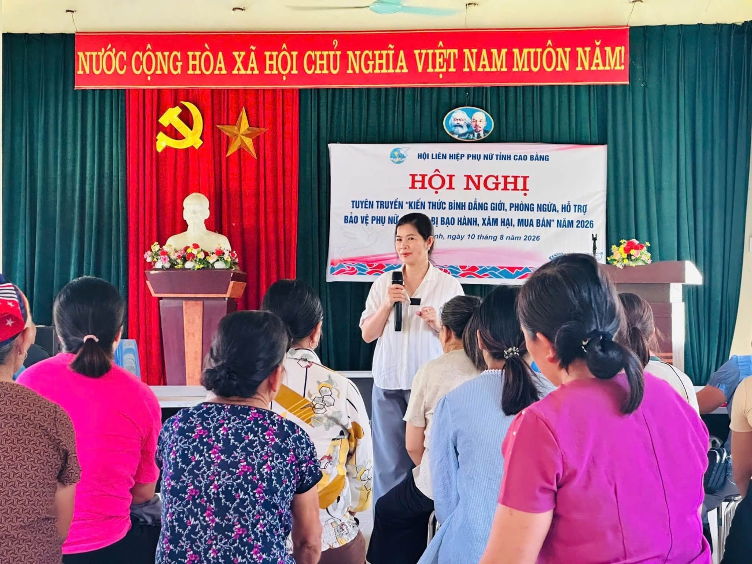 Hội Liên hiệp Phụ nữ tỉnh tổ chức Hội nghị tuyên truyền “Kiến thức bình đẳng giới, phòng ngừa, hỗ trợ, bảo vệ phụ nữ, trẻ em bị bạo lực, xâm hại, mua bán” năm 2026 .
