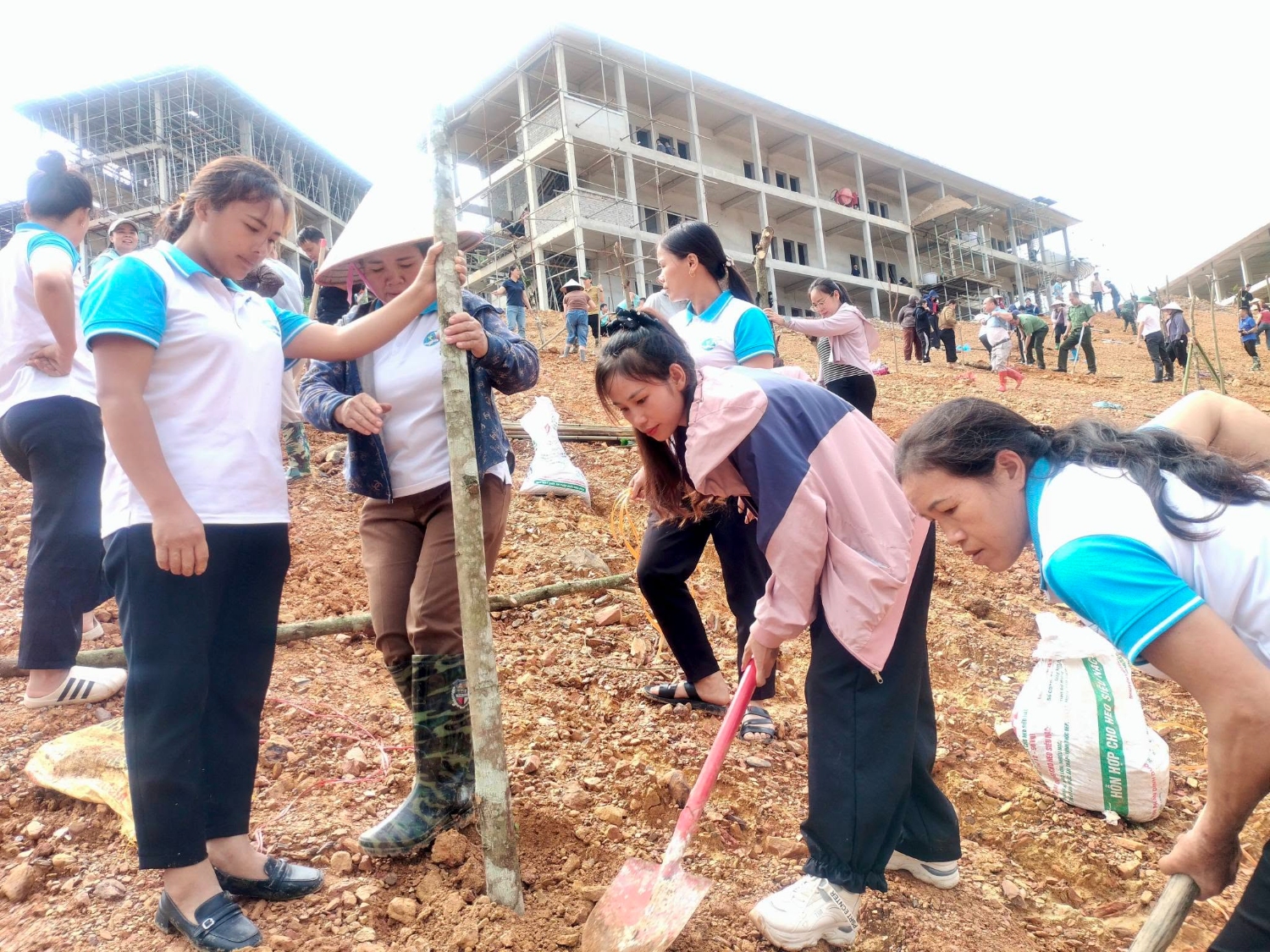 Cán bộ, hội viên phụ nữ xã Trà Lĩnh tích cực hưởng ứng phong trào “Ươm cây tặng trường”, góp phần tạo cảnh quan xanh, nâng cao ý thức trồng, chăm sóc và bảo vệ cây xanh, bảo vệ môi trường trong cộng đồng.