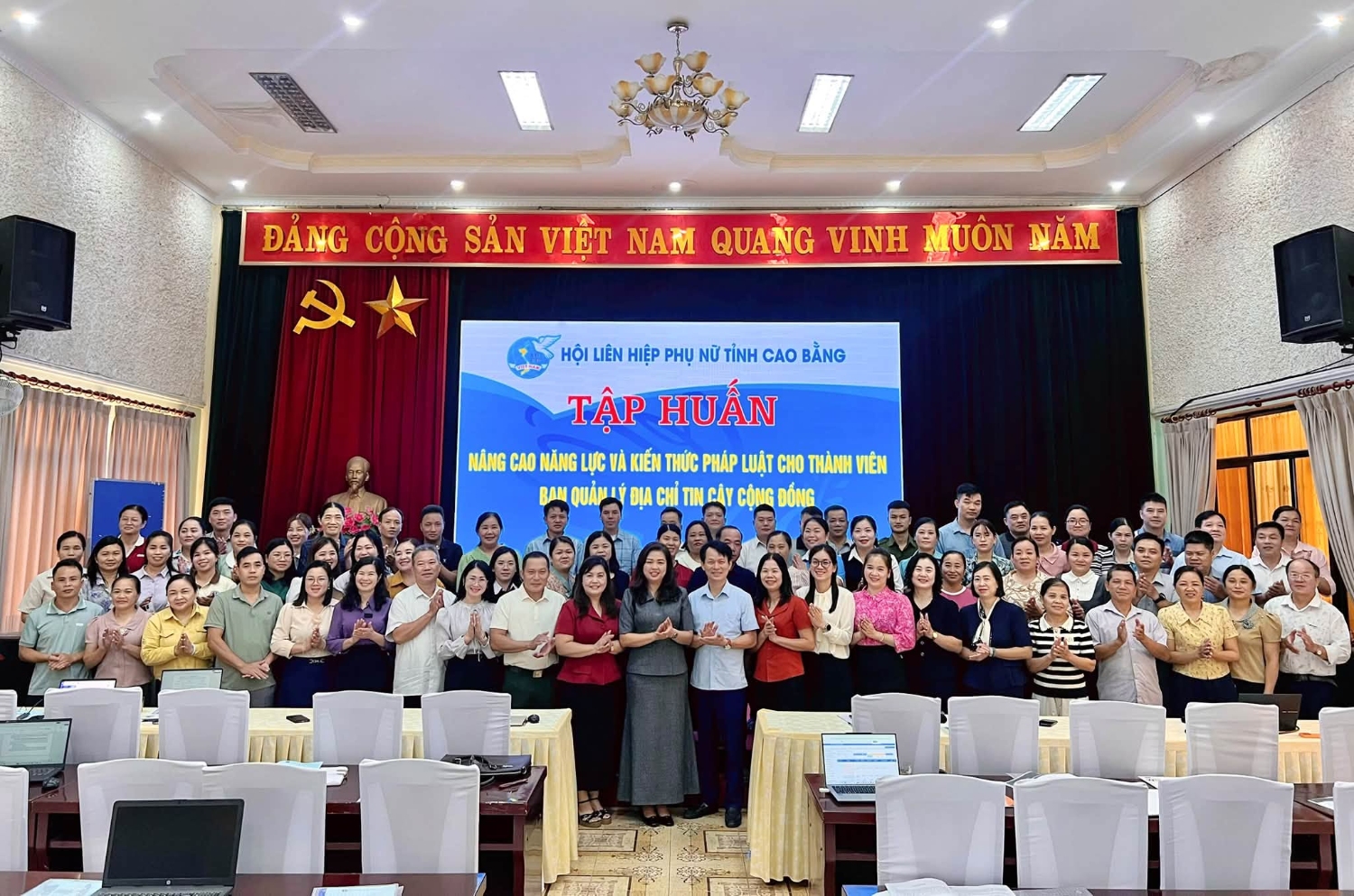 Các đại biểu tham gia lớp tập huấn.
